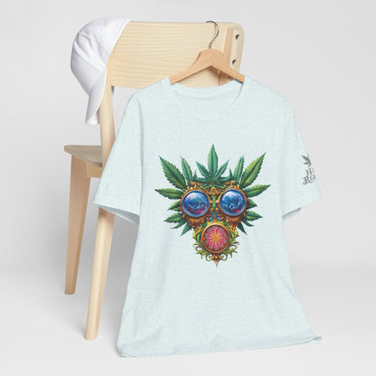 Third Eye Vision T-Shirt - Premium Airlume Cotton Cannabis Kaleidoscope Art Tee