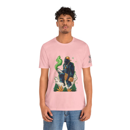 Bigfoot Cannabis Scholar T-Shirt - Premium Sasquatch 420 Lifestyle Apparel