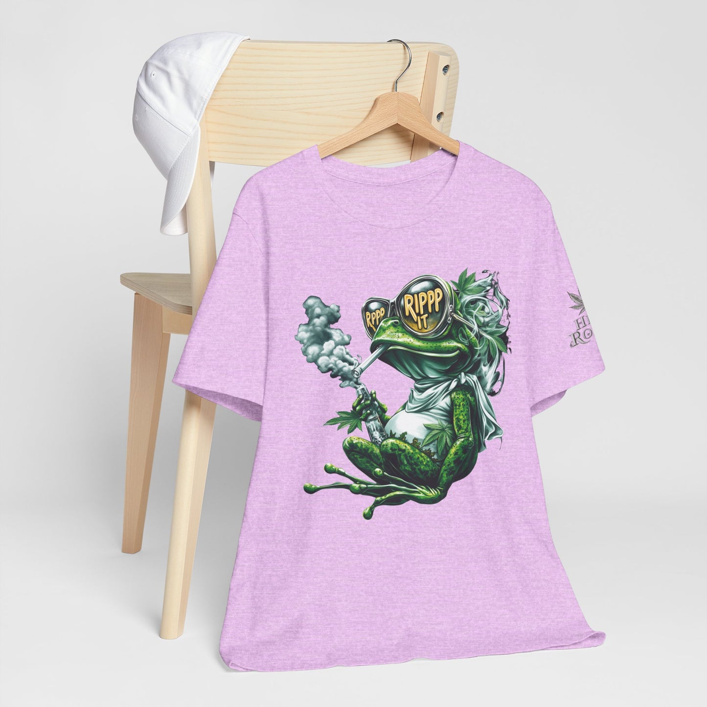 RIPPP IT Cosmic Frog Tee - Premium Airlume Cotton Cannabis Culture Streetwear