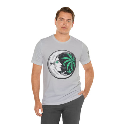 Toker Girl Coin Tee - Vintage Cannabis Portrait Art Design | High Roller