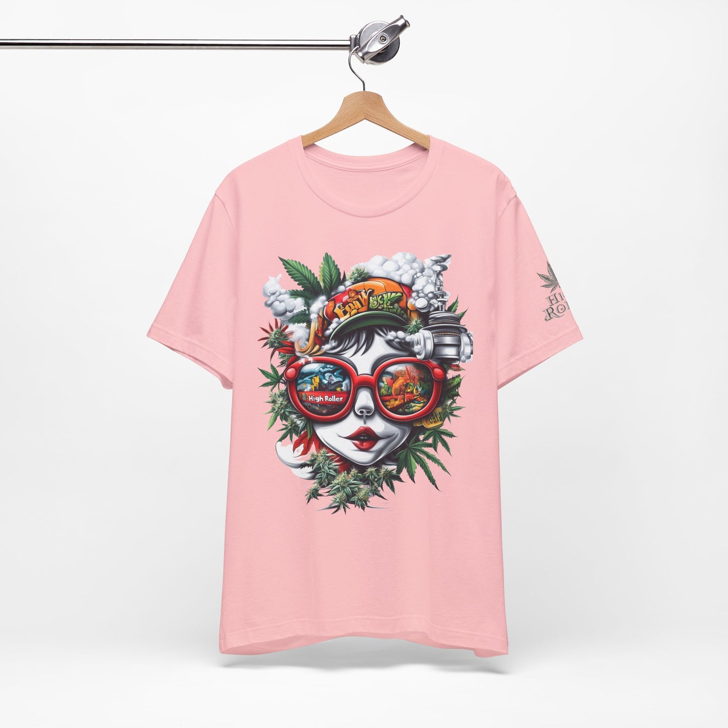 Vision Quest T-Shirt - Premium Airlume Cotton Cannabis Goddess Psychedelic Art Tee