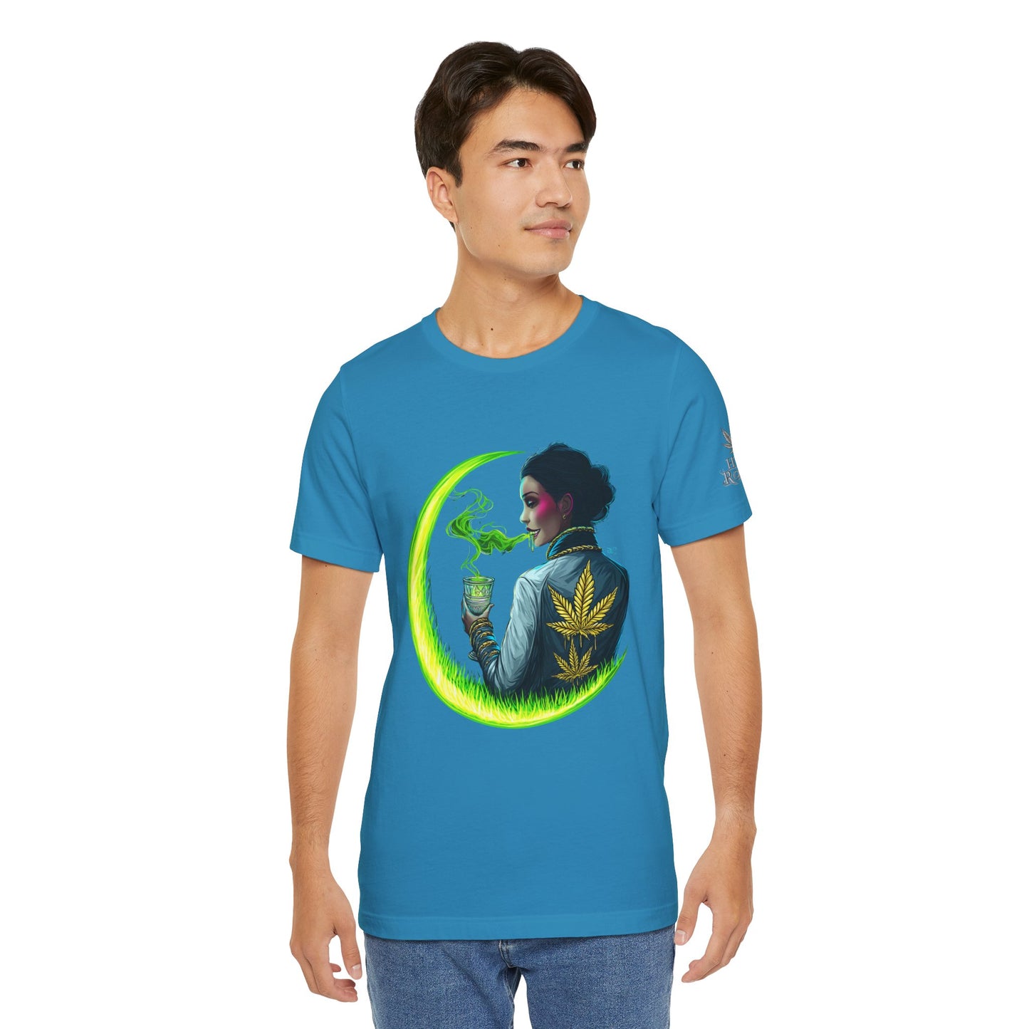 Cannabis Queen Commander T-Shirt - Premium Afrofuturistic 420 Lifestyle Apparel"