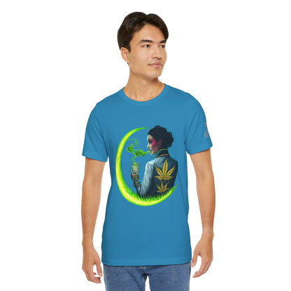 Cannabis Queen Commander T-Shirt - Premium Afrofuturistic 420 Lifestyle Apparel"