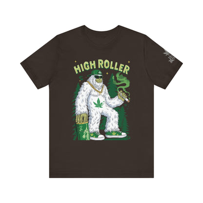 Alpine Yeti HIGH ROLLER T-Shirt - Premium Cannabis Mountain Culture Apparel