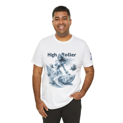 Cannabis Goddess Tee - Feminine Beauty Art Design | High Roller