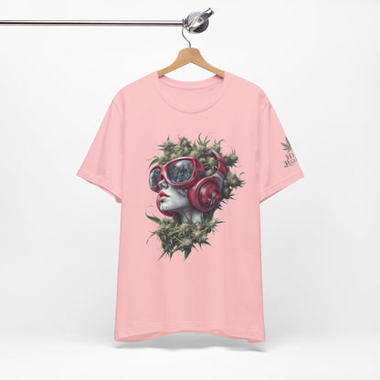 CANNABIS GODDESS TECH™ | PREMIUM FUTURISTIC ART TEE