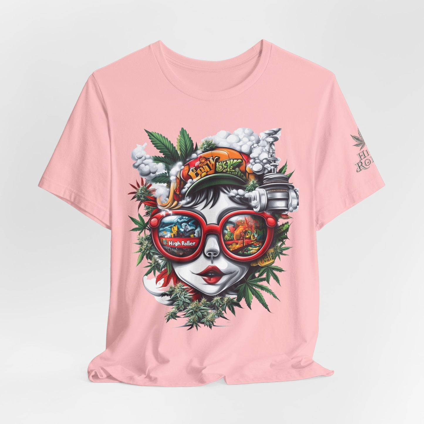 Vision Quest T-Shirt - Premium Airlume Cotton Cannabis Goddess Psychedelic Art Tee
