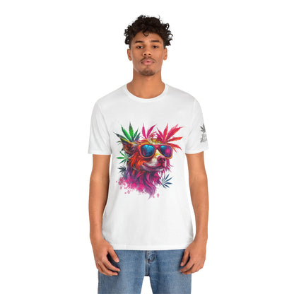 PSYCHEDELIC CANNABIS DOG™ | PREMIUM TRIPPY ART TEE