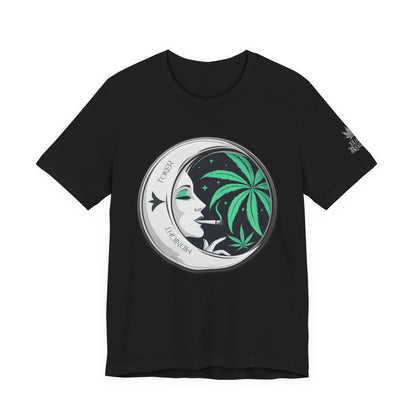 Toker Girl Coin Tee - Vintage Cannabis Portrait Art Design | High Roller