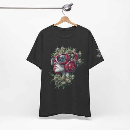 CANNABIS GODDESS TECH™ | PREMIUM FUTURISTIC ART TEE