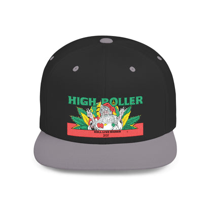 HIGH ROLLER Cannabis Culture Snapback Cap