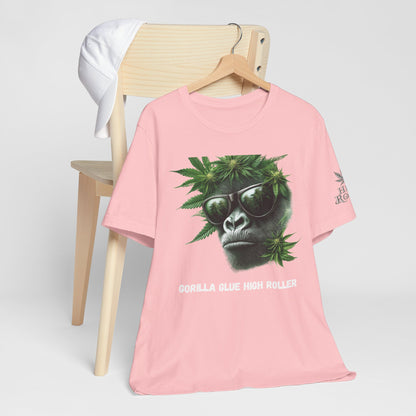 Gorilla Glue Elite Tee - Premium Airlume Cotton Cannabis Strain Culture Black Shirt