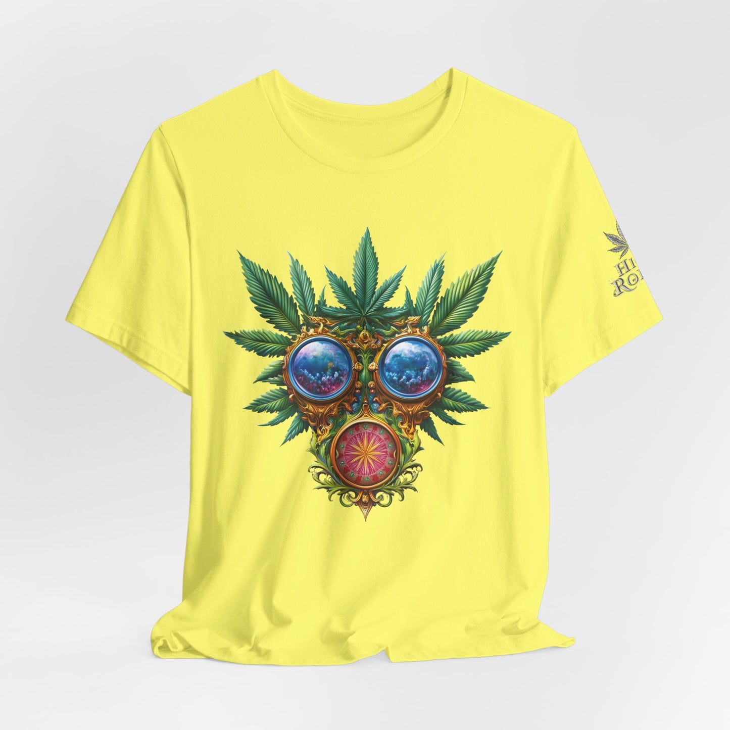 Third Eye Vision T-Shirt - Premium Airlume Cotton Cannabis Kaleidoscope Art Tee