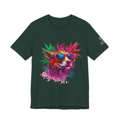 PSYCHEDELIC CANNABIS DOG™ | PREMIUM TRIPPY ART TEE