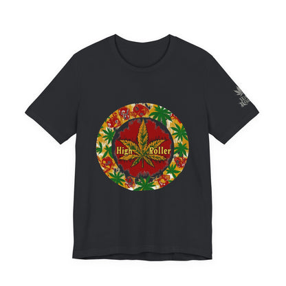 Latino Sol Tee - Premium Airlume Cotton Cannabis Culture Latin Folk Art Design