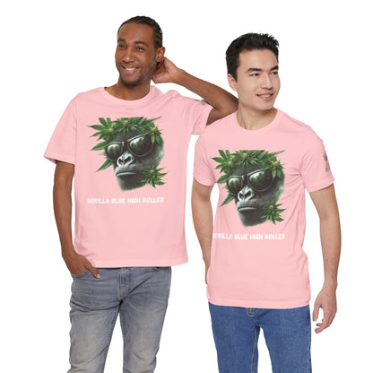 Gorilla Glue Elite Tee - Premium Airlume Cotton Cannabis Strain Culture Black Shirt