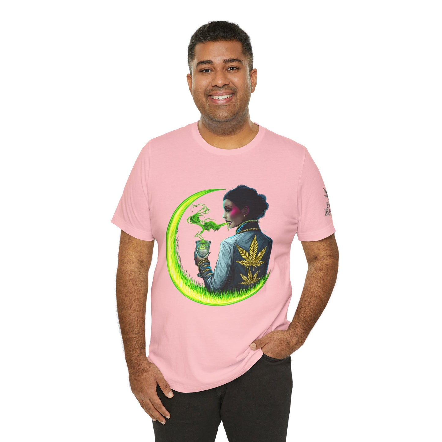 Cannabis Queen Commander T-Shirt - Premium Afrofuturistic 420 Lifestyle Apparel"