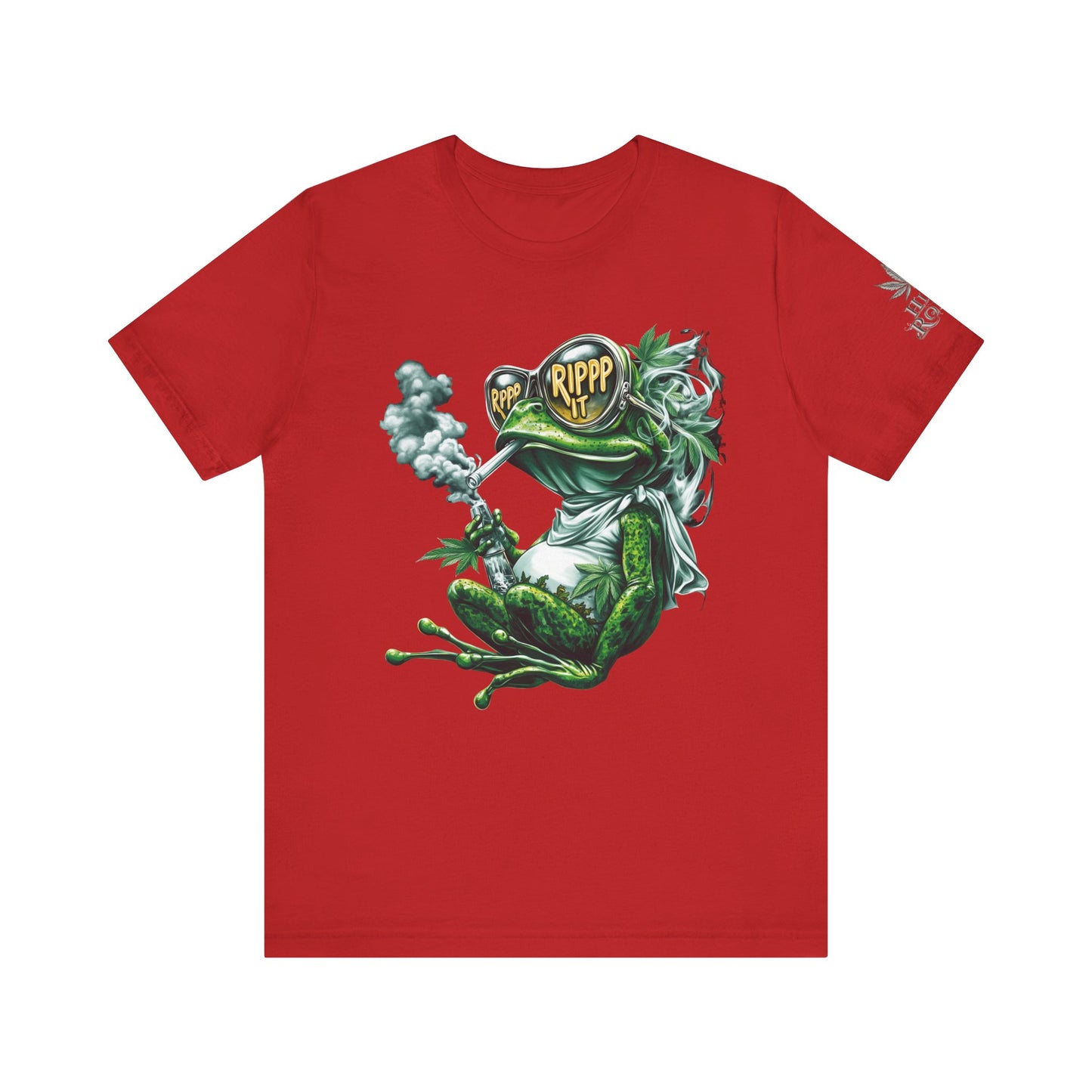 RIPPP IT Cosmic Frog Tee - Premium Airlume Cotton Cannabis Culture Streetwear