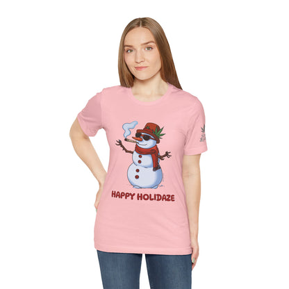 Happy Holidaze Premium Cannabis Christmas T-Shirt