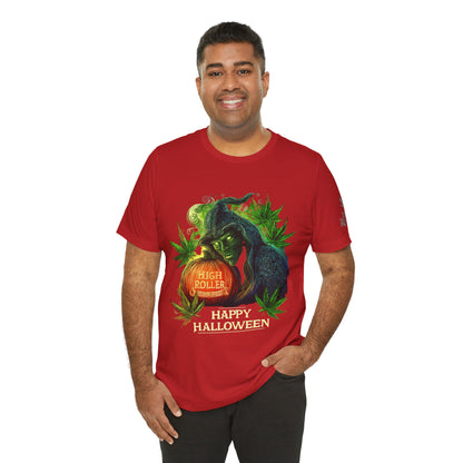 Cannabis Witch's Brew Halloween T-Shirt - Premium Spooky 420 Black Edition Apparel"