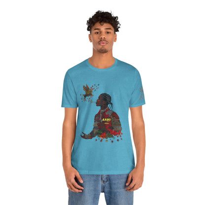 High Roller ANSO Freedom Eagle Cannabis T-Shirt - Premium 420 Artistic Double Exposure Urban Culture Liberation Apparel