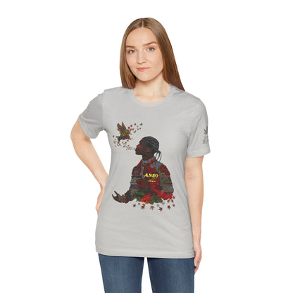 High Roller ANSO Freedom Eagle Cannabis T-Shirt - Premium 420 Artistic Double Exposure Urban Culture Liberation Apparel