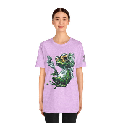 RIPPP IT Cosmic Frog Tee - Premium Airlume Cotton Cannabis Culture Streetwear