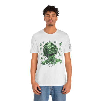 Elevated Vision Green Dream Tee - Premium Airlume Cotton Cannabis Culture Art