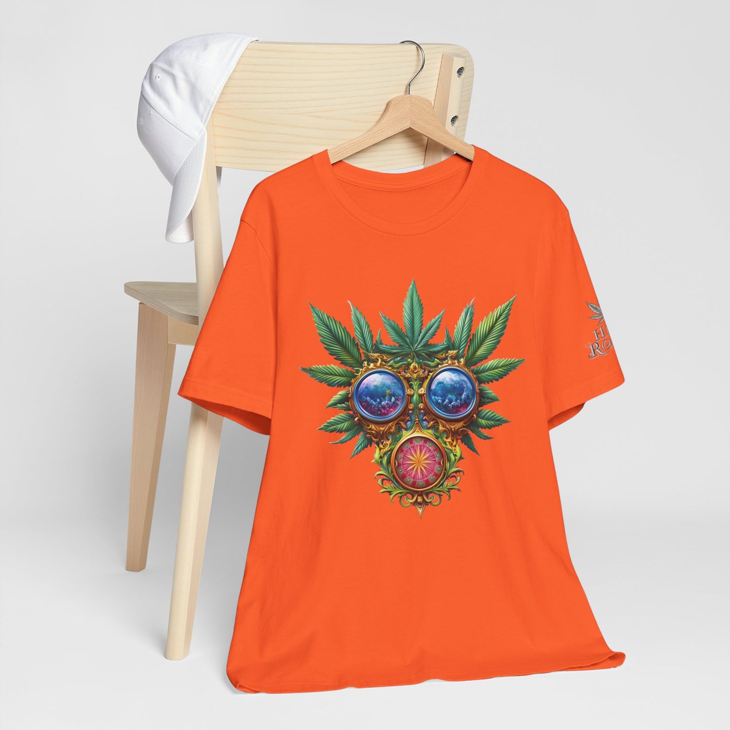 Third Eye Vision T-Shirt - Premium Airlume Cotton Cannabis Kaleidoscope Art Tee