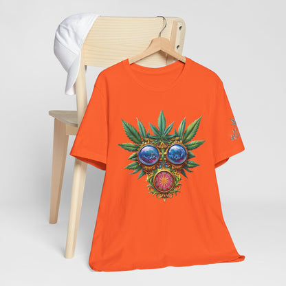 Third Eye Vision T-Shirt - Premium Airlume Cotton Cannabis Kaleidoscope Art Tee
