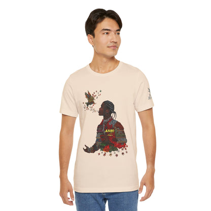 High Roller ANSO Freedom Eagle Cannabis T-Shirt - Premium 420 Artistic Double Exposure Urban Culture Liberation Apparel