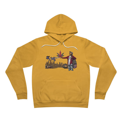 Urban Cultivator Hoodie - Premium Sponge Fleece Cannabis Culture City Life Art