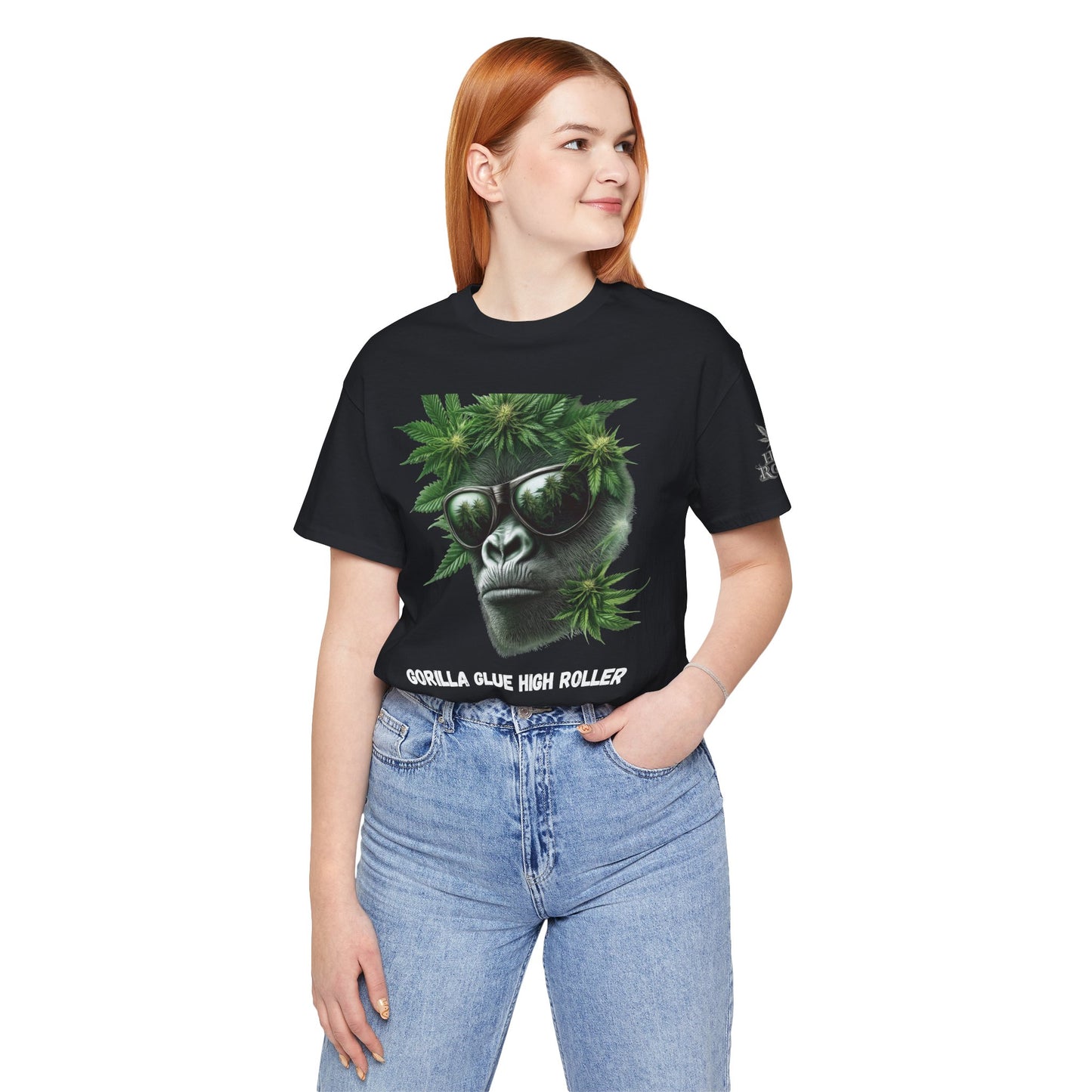 Gorilla Glue Elite Tee - Premium Airlume Cotton Cannabis Strain Culture Black Shirt