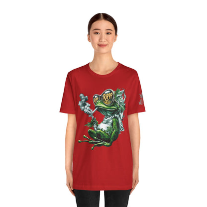 RIPPP IT Cosmic Frog Tee - Premium Airlume Cotton Cannabis Culture Streetwear