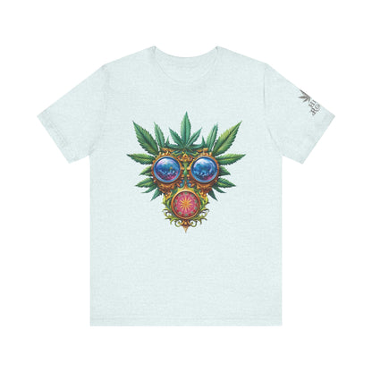 Third Eye Vision T-Shirt - Premium Airlume Cotton Cannabis Kaleidoscope Art Tee