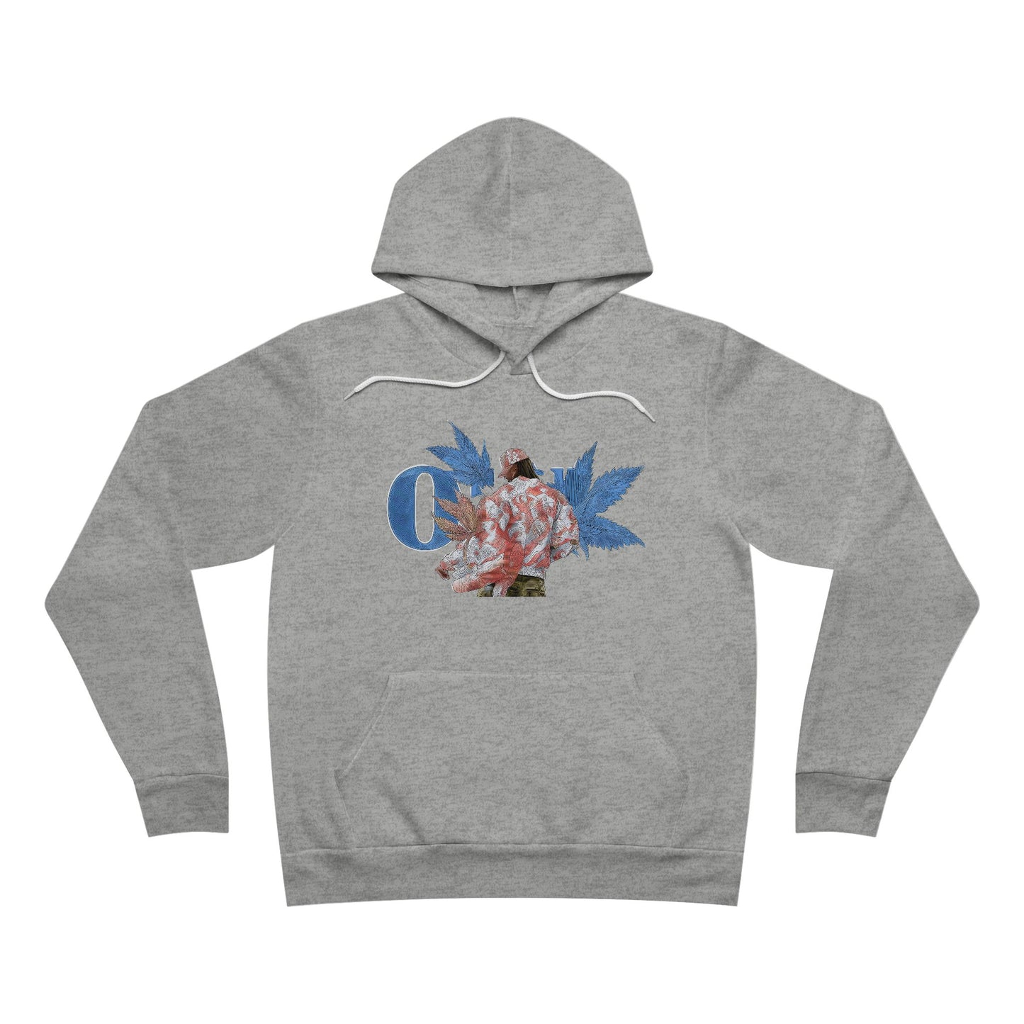 OG Rose Cannabis - Floral 420 Art Unisex Pullover Hoodie
