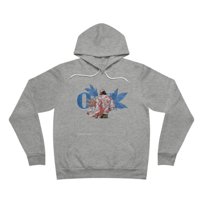 OG Rose Cannabis - Floral 420 Art Unisex Pullover Hoodie