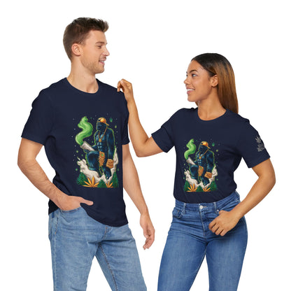 Bigfoot Cannabis Scholar T-Shirt - Premium Sasquatch 420 Lifestyle Apparel