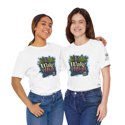 Wake Up High™ | Premium Cannabis Art Tee - Limited Edition | High Roller