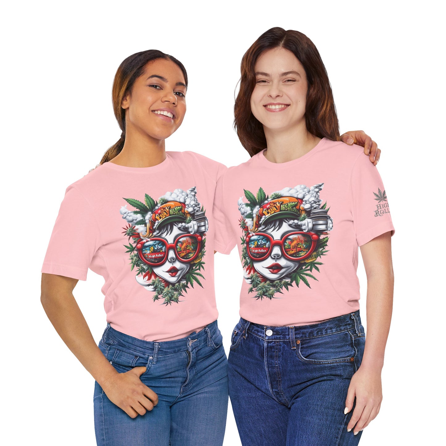 Vision Quest T-Shirt - Premium Airlume Cotton Cannabis Goddess Psychedelic Art Tee