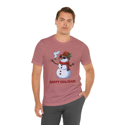 Happy Holidaze Premium Cannabis Christmas T-Shirt