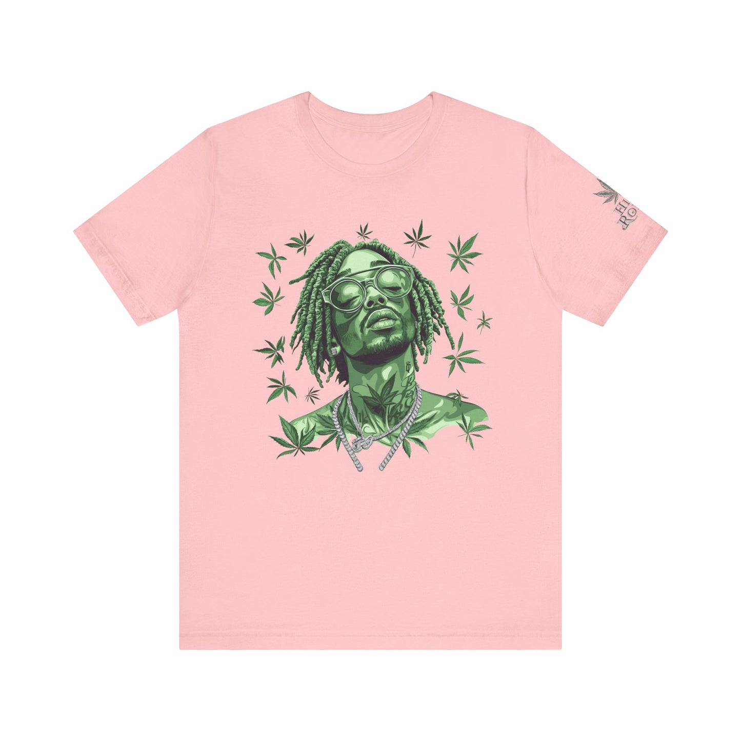 Elevated Vision Green Dream Tee - Premium Airlume Cotton Cannabis Culture Art
