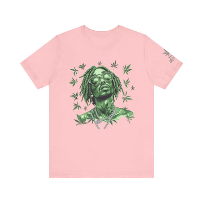 Elevated Vision Green Dream Tee - Premium Airlume Cotton Cannabis Culture Art