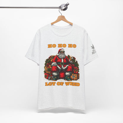 Ho Ho Ho Lot Of Weed Premium Cannabis Christmas T-Shirt