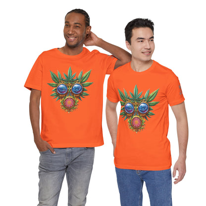 Third Eye Vision T-Shirt - Premium Airlume Cotton Cannabis Kaleidoscope Art Tee