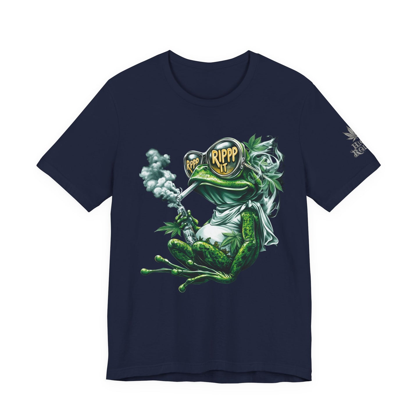 RIPPP IT Cosmic Frog Tee - Premium Airlume Cotton Cannabis Culture Streetwear