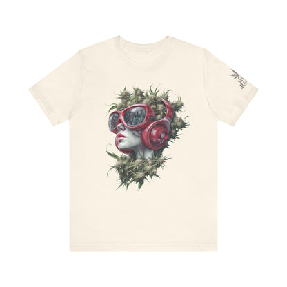 CANNABIS GODDESS TECH™ | PREMIUM FUTURISTIC ART TEE