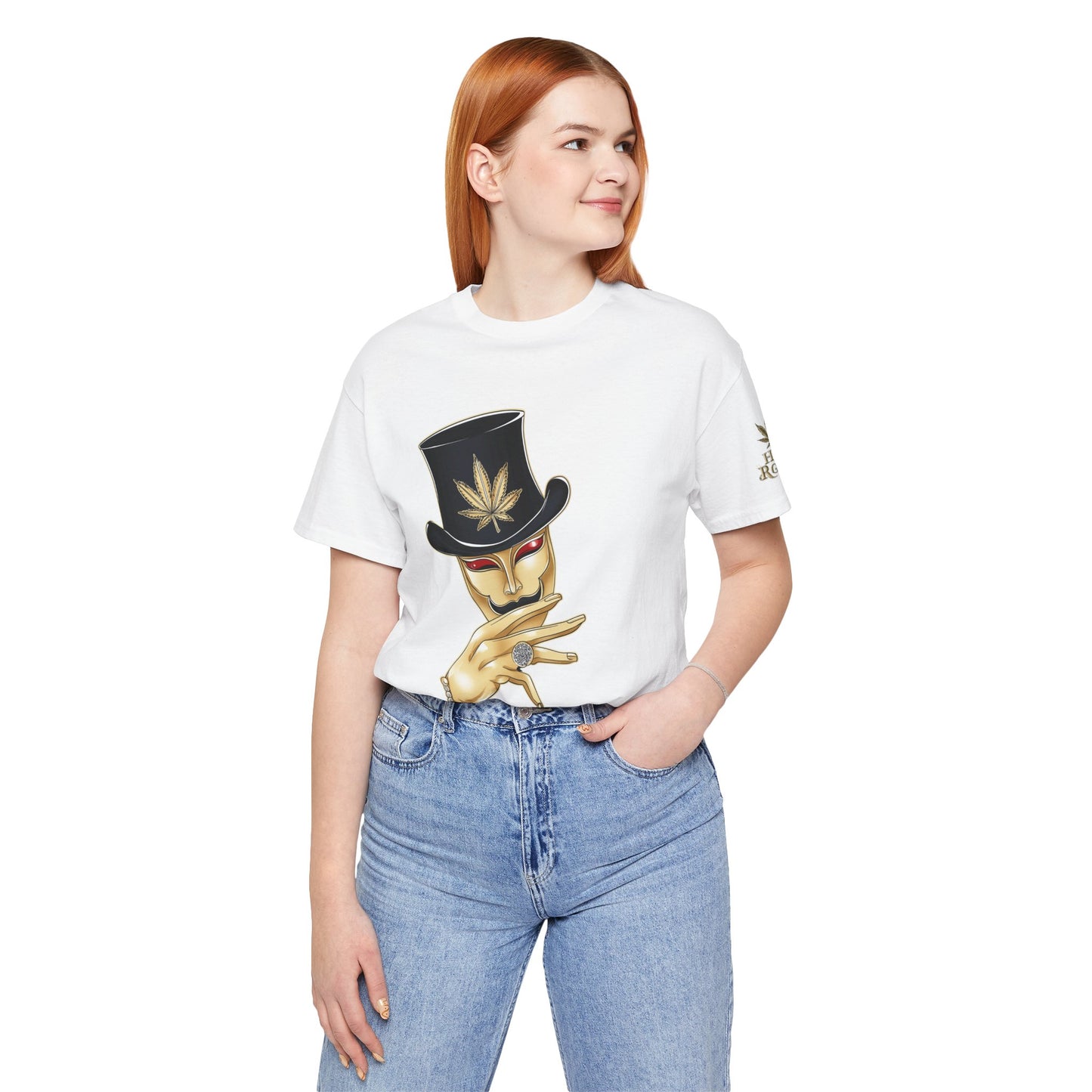 GENTLEMAN CANNABIS MASK™ | PREMIUM SOPHISTICATED ART TEE