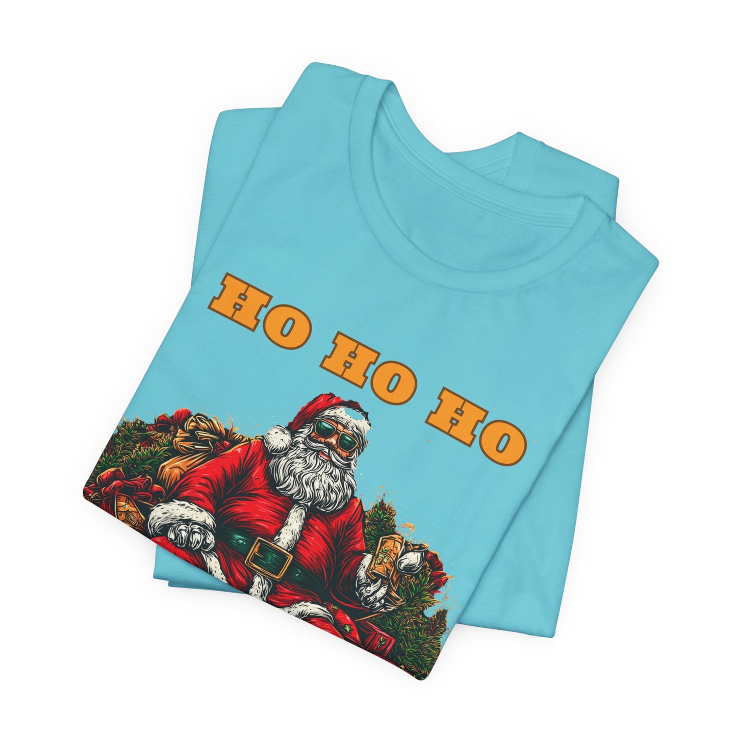 Ho Ho Ho Lot Of Weed Premium Cannabis Christmas T-Shirt