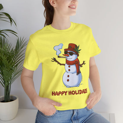 Happy Holidaze Premium Cannabis Christmas T-Shirt